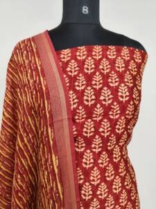 PRINTED MUSLIN SILK SALWAR SUIT