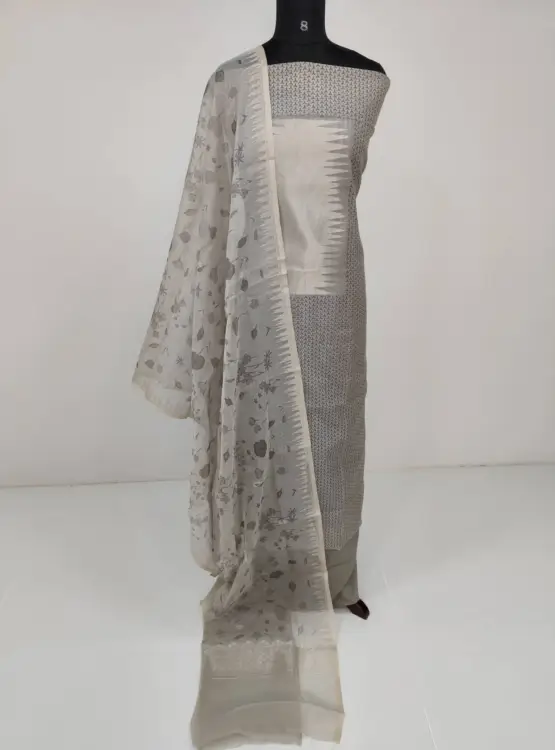 CHANDERI SILK SALWAR SUIT