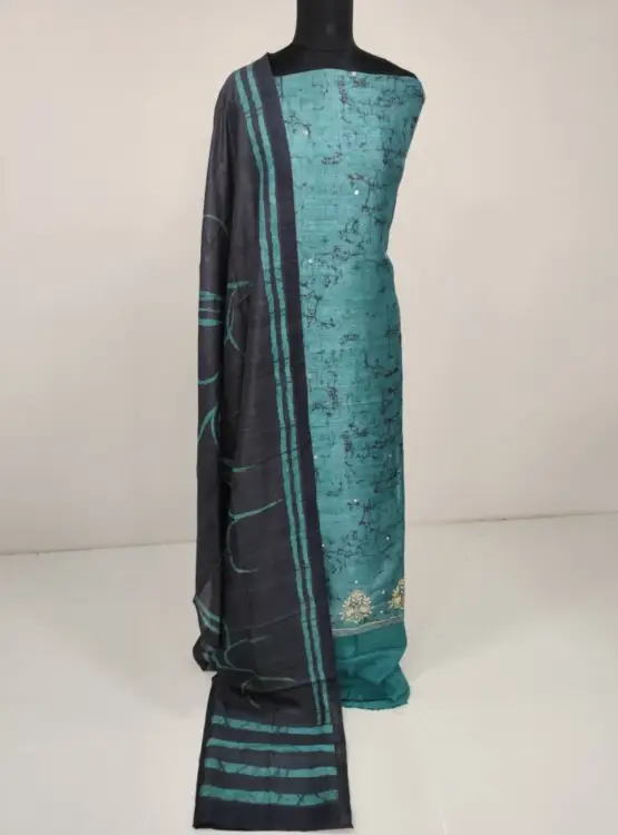 CHANDERI SILK SALWAR SUIT