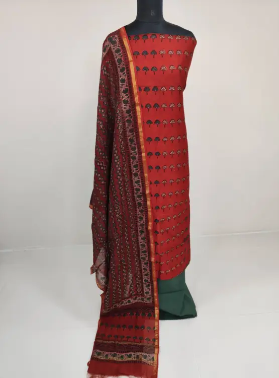 CHANDERI SILK SUIT