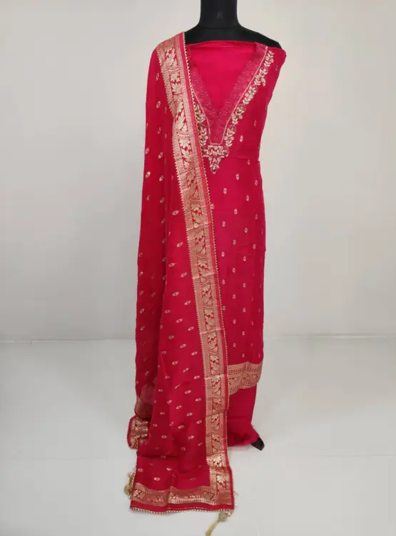 SOFT SILK BANARASI SALWAR SUIT