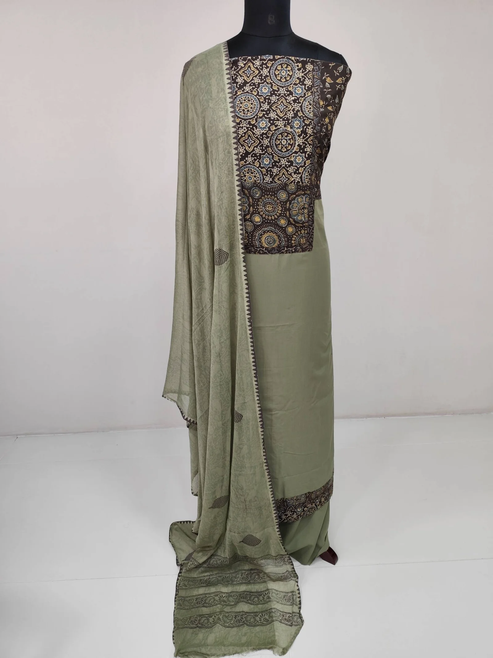 COTTON AJRAKH PRINTED SALWAR SUIT