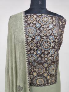 COTTON AJRAKH PRINTED SALWAR SUIT