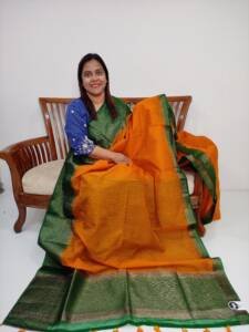 SEMI LINEN SAREES