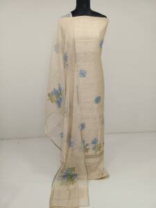 CHANDERI SILK JAMDHANI WEAVING SUIT