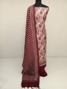 MAHESHWARI SILK PRINTED SUIT