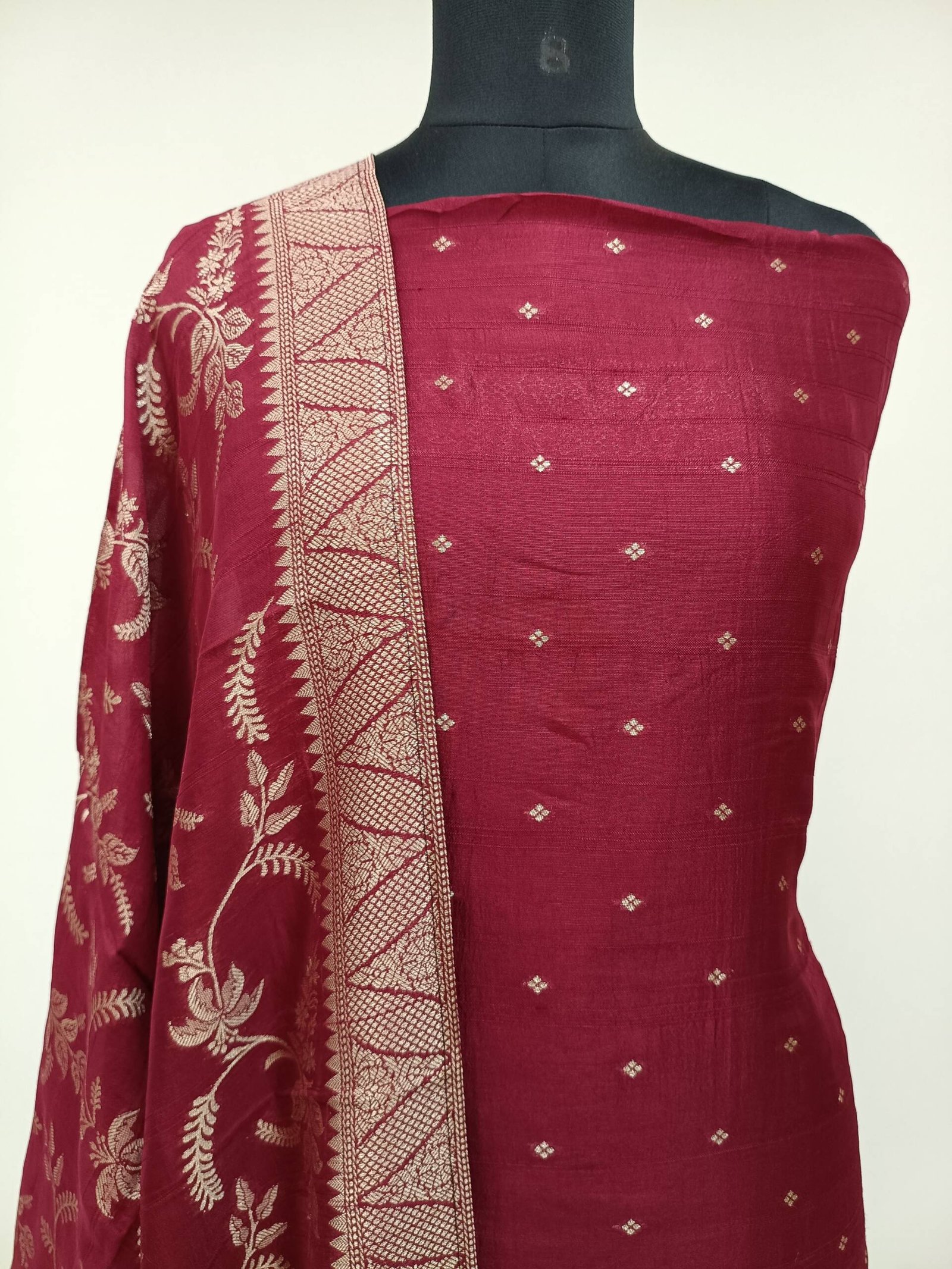 RAW SILK BANARASI WEAVING SUIT