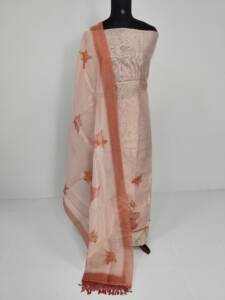 SEMI SILK TISSUE FLORAL PRINTED SUIT