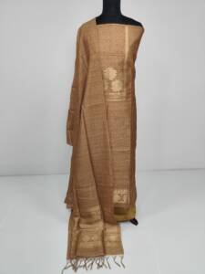 SEMI TUSSAR SILK BANARASI WEAVING SUIT