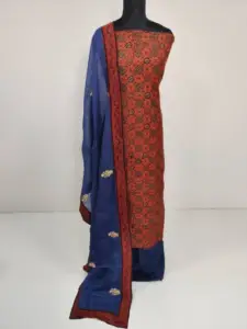 MODAL COTTON AJRAKH PRINTED SUIT