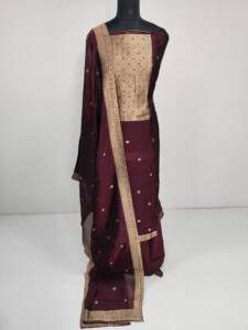 ORGANZA BANARASI WEAVING SUIT