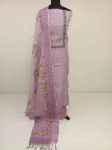 LINEN COTTON TISSUE HAND WORKED SUIT