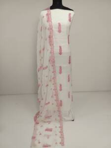 CREPE SILK EMBROIDERED SUITS