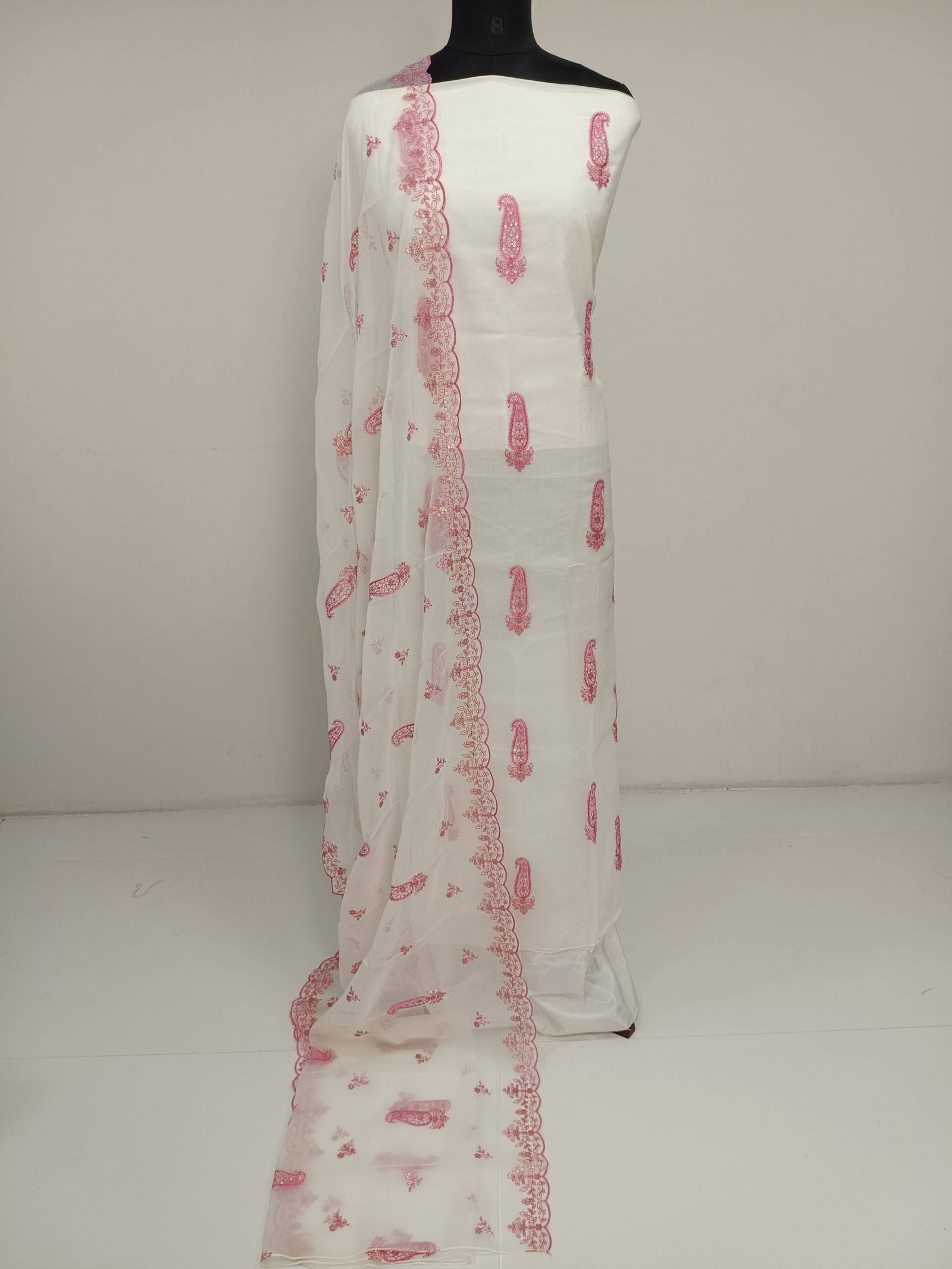 CREPE SILK EMBROIDERED SUITS