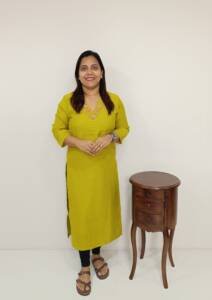 CREPE HAND WORKED KURTI