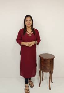 CREPE HAND WORKED KURTI