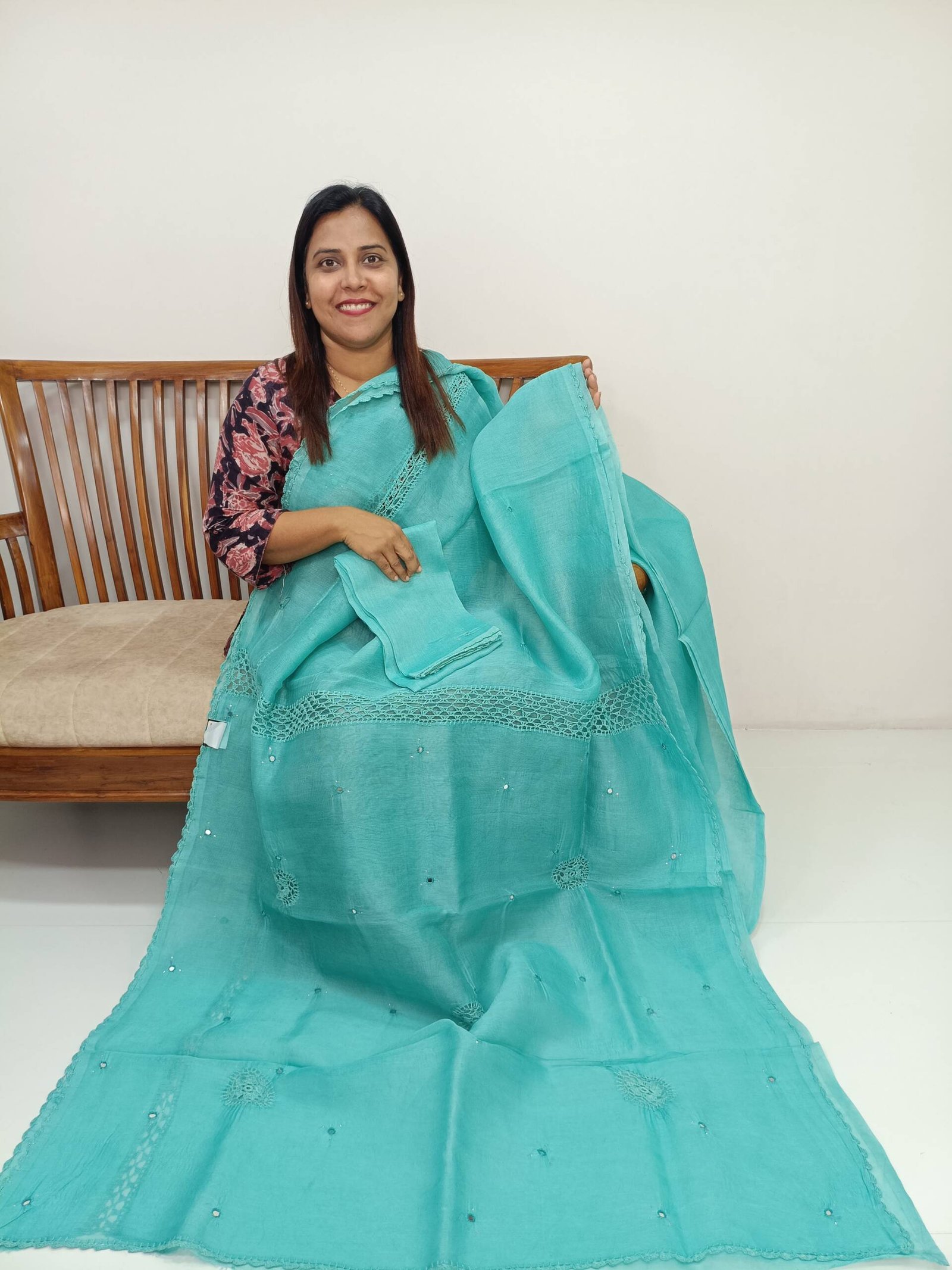 KOTA CROSIA WORKED SAREE'S