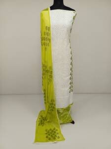 COTTON HAKKOBA PRINTED SUIT