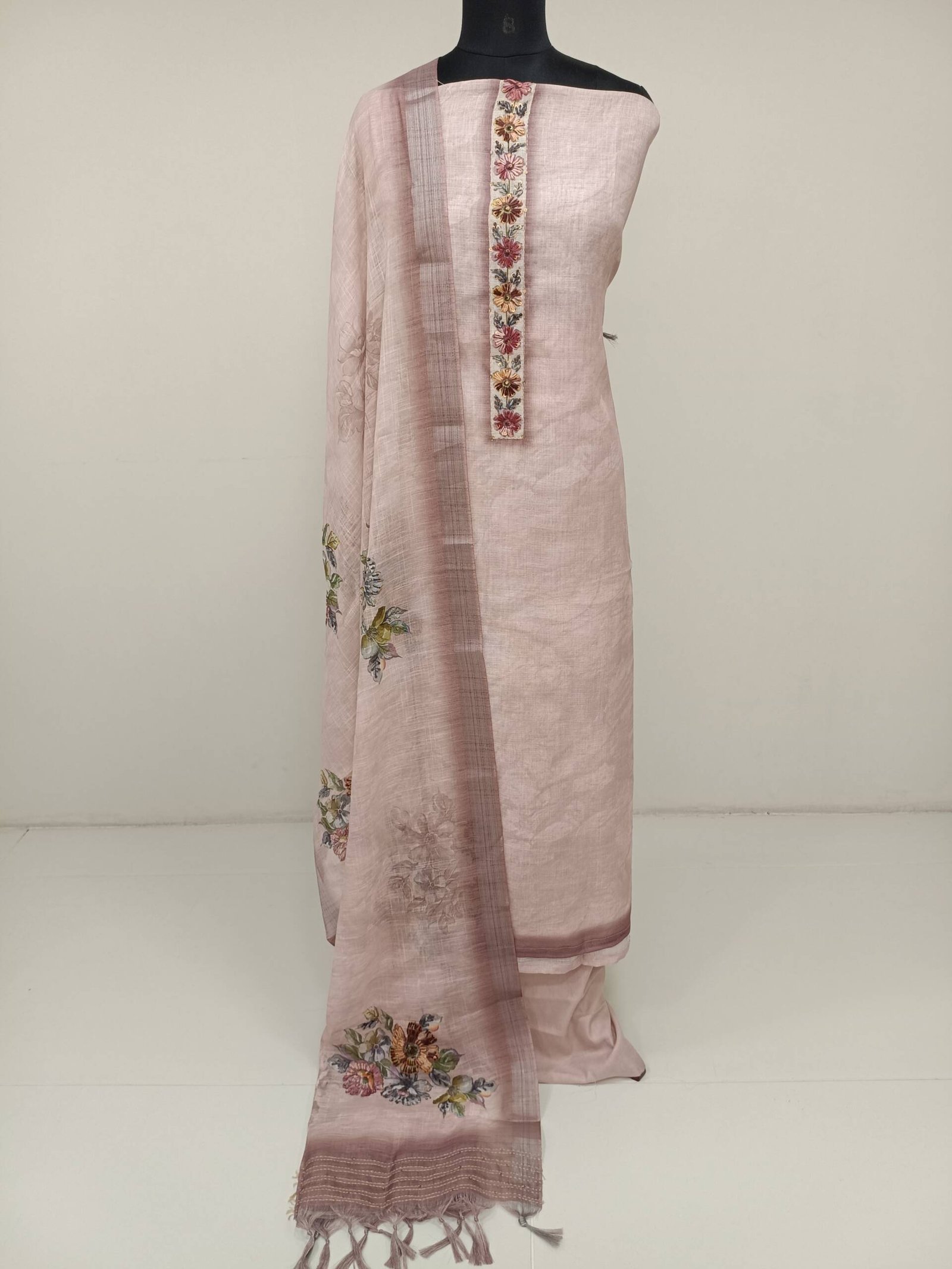 LINEN COTTON FLORAL PRINTED SUITS