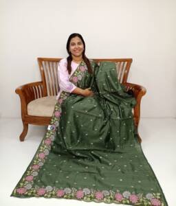 SEMI SILK CUTWORKED SAREES