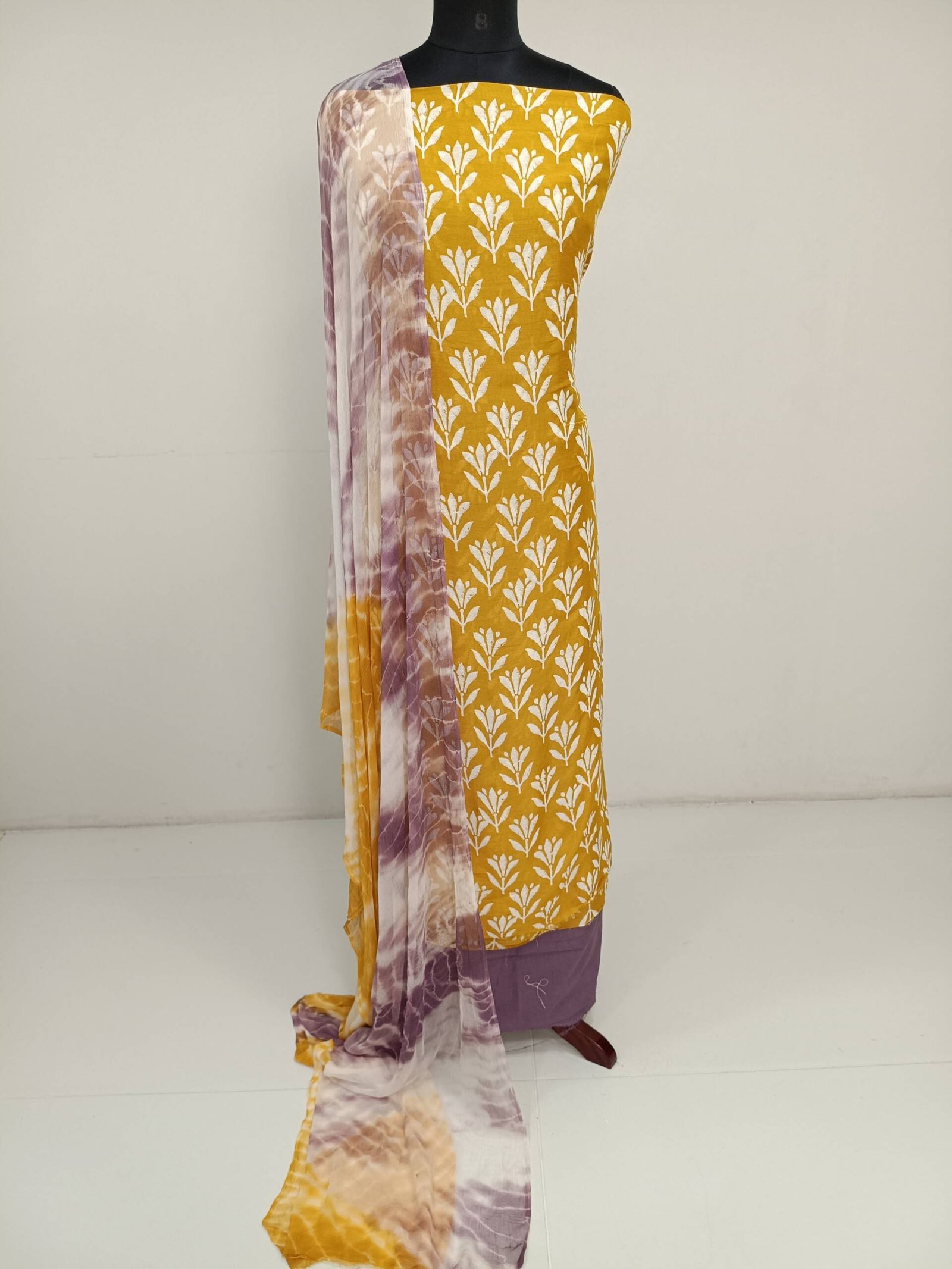 CHANDERI SILK PRINTED SUITS