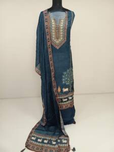MUSLIN MODAL SEMI STITCHED SUITS