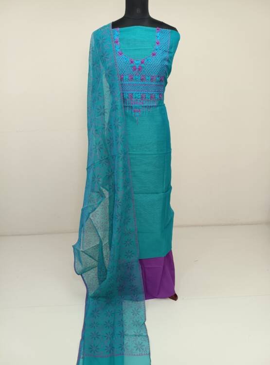 MOONGA SILK EMBROIDERED SUITS