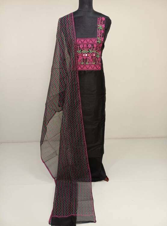 MOONGA SILK EMBROIDERED SUITS