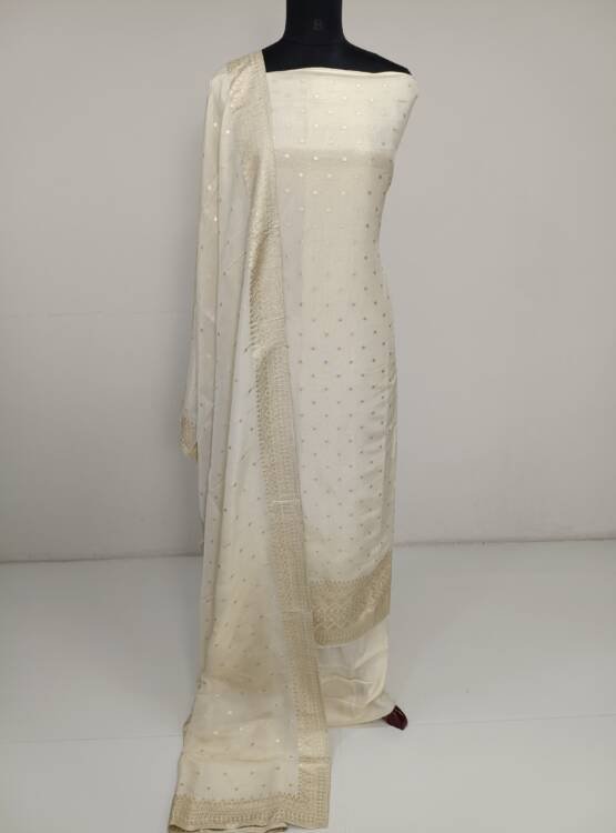 SOFT SILK BANARASI WEAVING SUITS