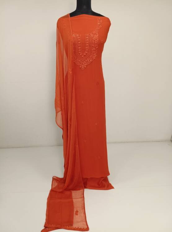 GEORGETTE HAND EMBROIDERED SUITS