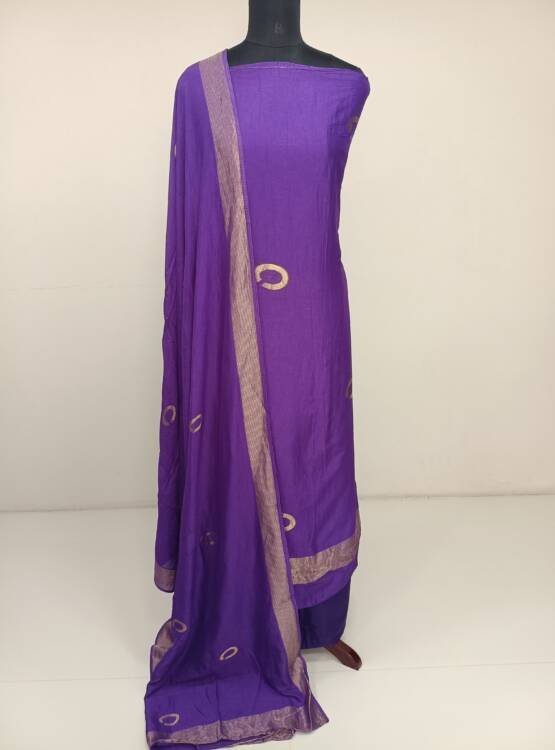 SOFT SILK BANARASI WEAVING SUITS