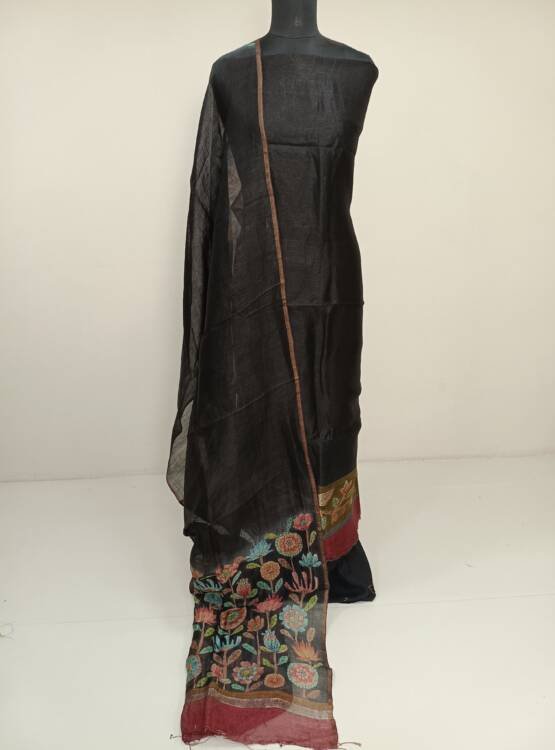 PURE LINEN  SILK SALWAR SUITS