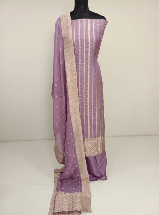 VISCOSE GEORGETTE BANARASI WEAVING SUITS