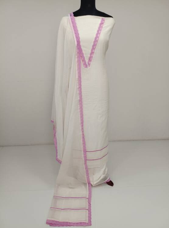 CHANDERI SILK SALWAR SUITS