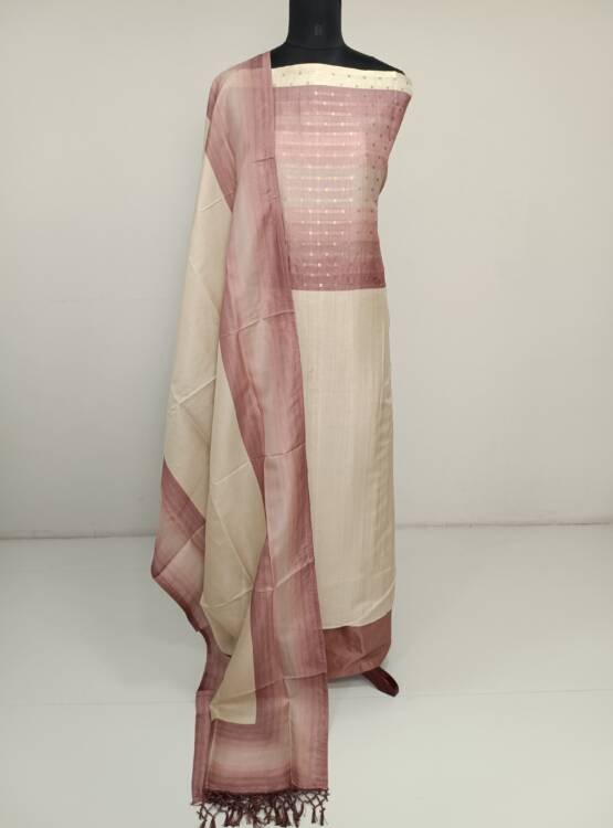 SEMI TUSSER SILK SALWAR SUITS