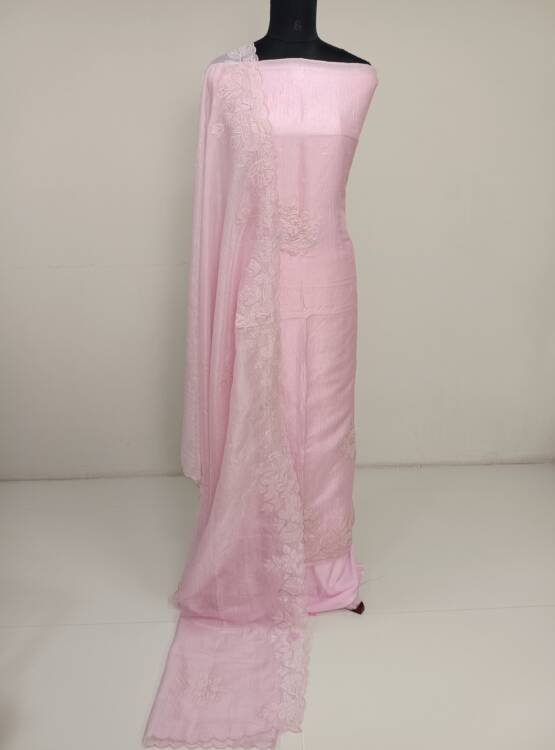 PURE CRUSHED SILK SALWAR SUITS