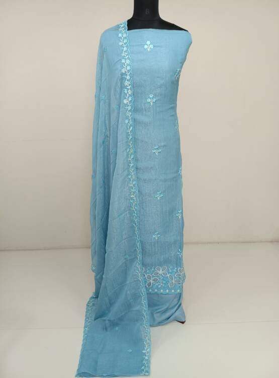 CRUSHED CREPE SILK SALWAR SUITS