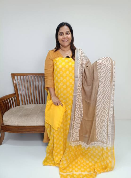 LINEN COTTON SALWAR SUITS