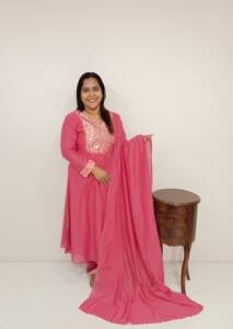 MAL CHANDHERI KURTI SET