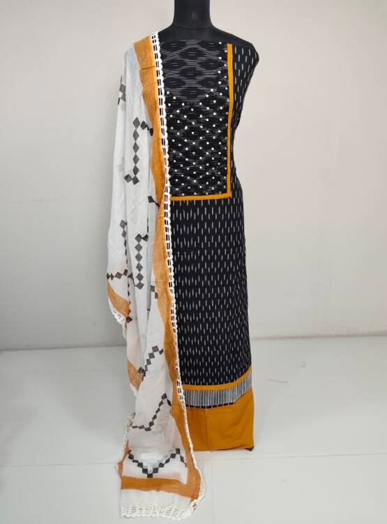 COTTON IKKAT FABRIC  SALWAR SUITS