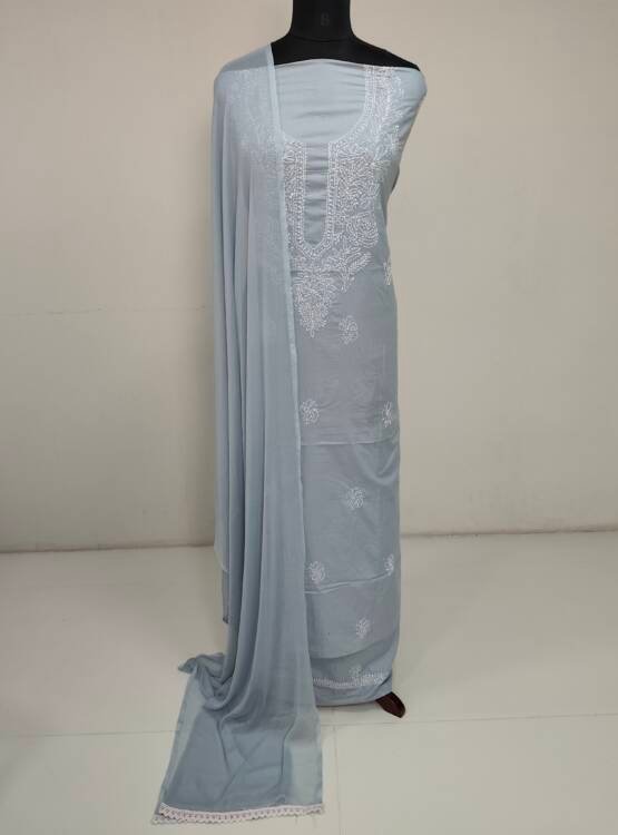 COTTON CHIKANKARI SALWAR SUITS