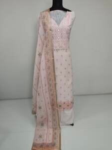 SEMI STITCHED  LINEN SALWAR SUITS