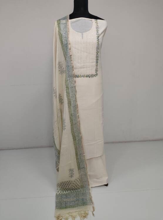 COTTON EMBROIDERED SALWAR SUITS
