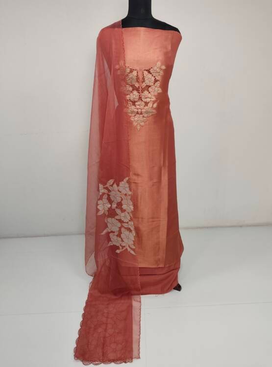VISCOSE ORGANZA TISSUE SUITS