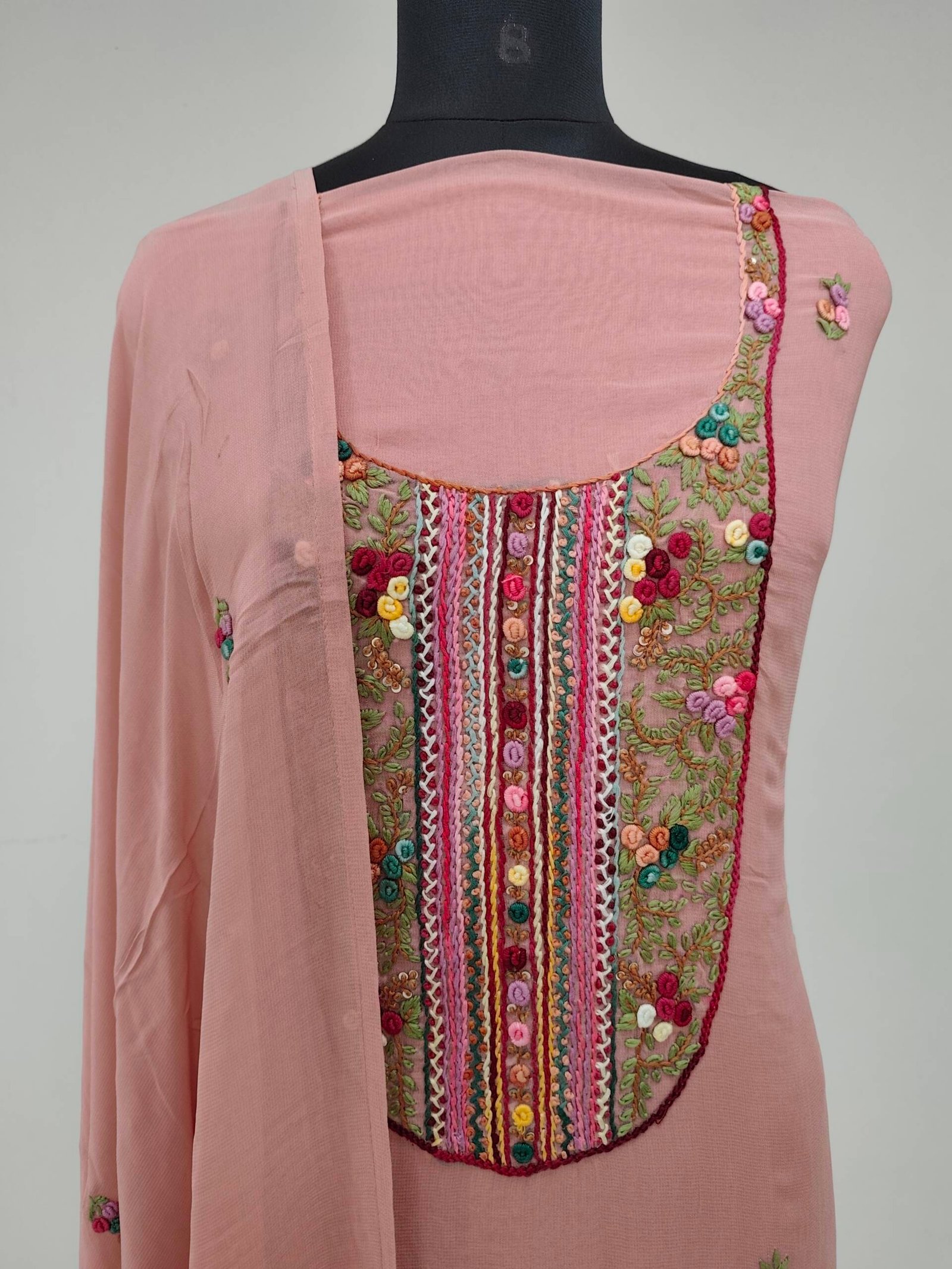 GEORGETTE HAND EMBROIDERED SALWAR SUITS