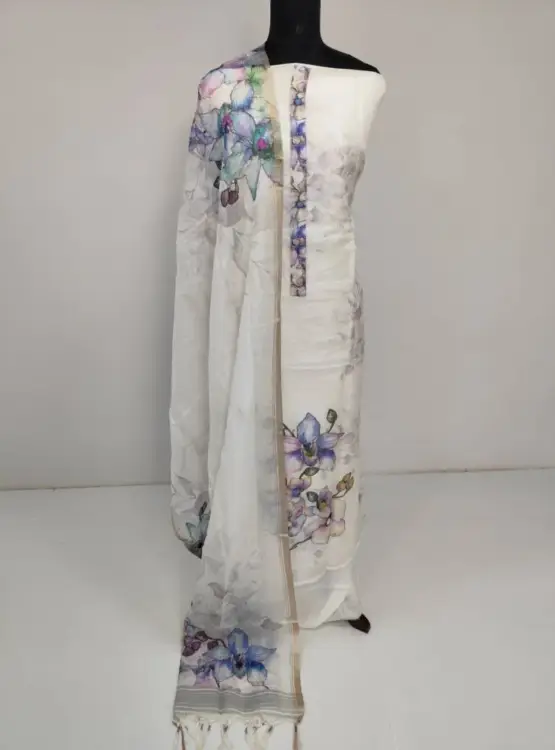 ORGANZA FLORAL PRINTED SUITS