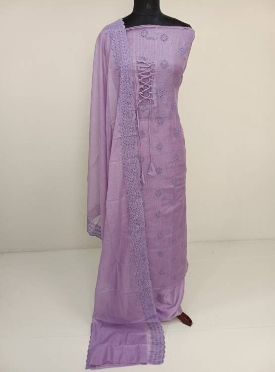 SILKY KOTA CUTWORK SUITS