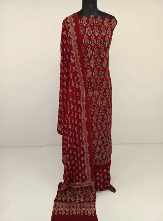 GEORGETTE AJRAKH PRINTED SUITS