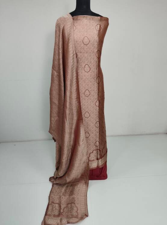 SOFT SILK BANARASI WEAVING SUITS