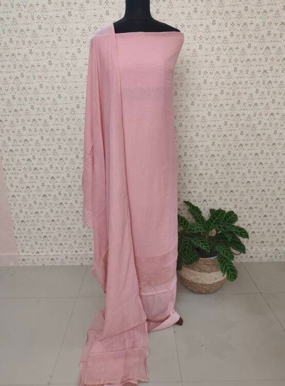 LINEN SILK BANARASI WEAVING SUITS